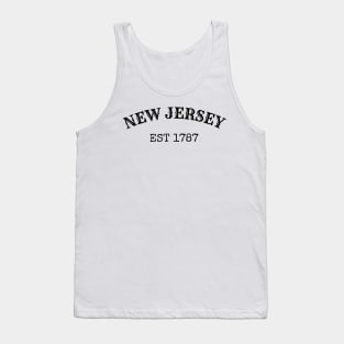 New Jersey Est 1787 Tank Top